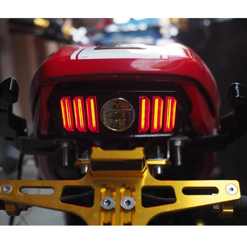 Stoplamp Lampu Belakang Rem Taillight Custom Chopper British Bobber Flat tracker Scrambler British J