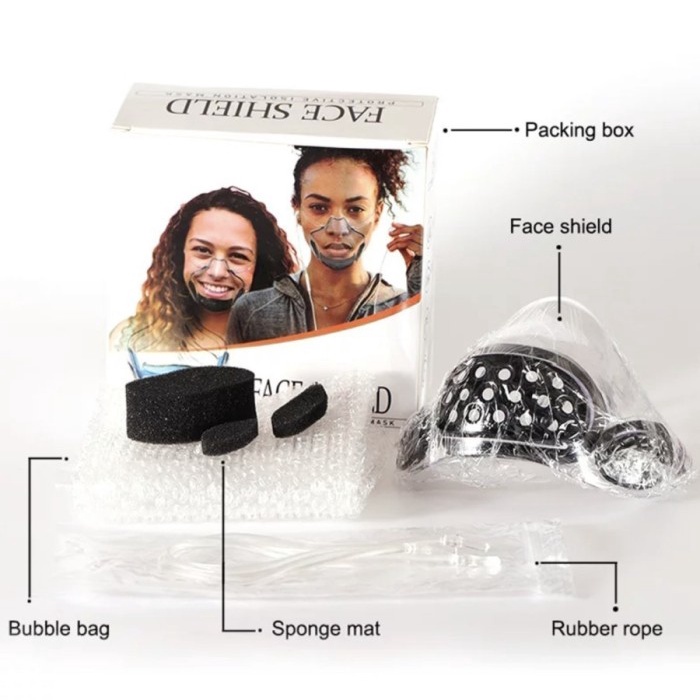 FIT Masker Pelindung Transparan PREMIUM ORIGINAL