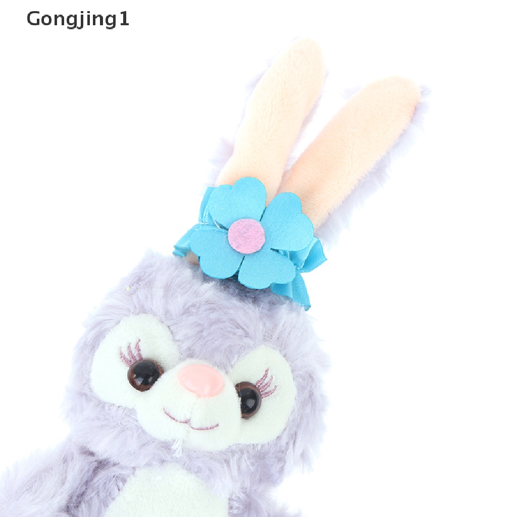 Gongjing1 Mainan Boneka Stuffed Plush Kelinci Stella Lou Disney Warna Ungu