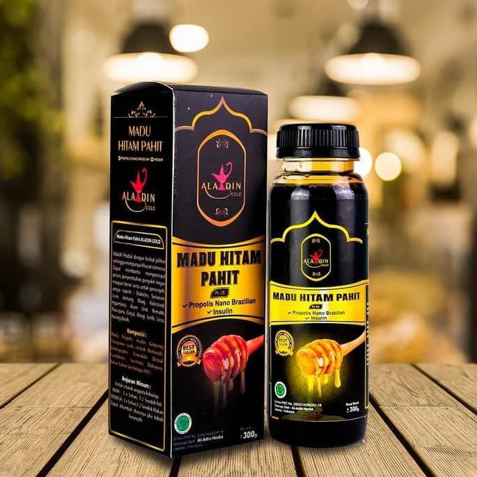 

(BISA BAYAR DITEMPAT) Madu Hitam Pahit ALADIN Gold | Al Adin Solusi Atasi Diabetes, Stroke