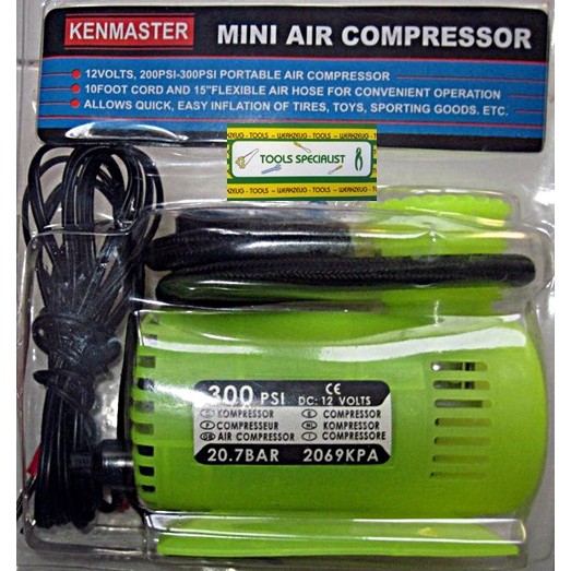 Mini Air Compressor Pompa Angin KENMASTER 300 PSI 