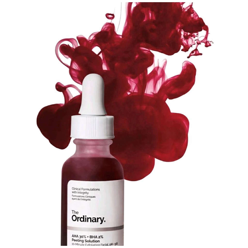 The Ordinary AHA 30%+BHA 2% Peeling Solution / Exfoliating faical pH-36 / Masker Wajah