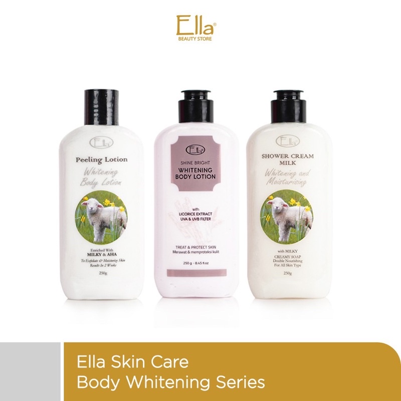 ELLA SKINCARE Paket Body Whitening Pemutih Badan