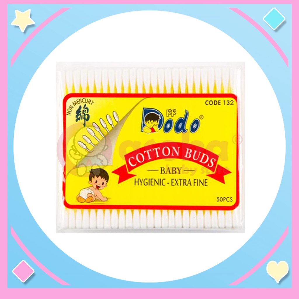 Dodo Cotton Bud Baby BB 50s 132  - Alat Pembersih Telinga ASOKA