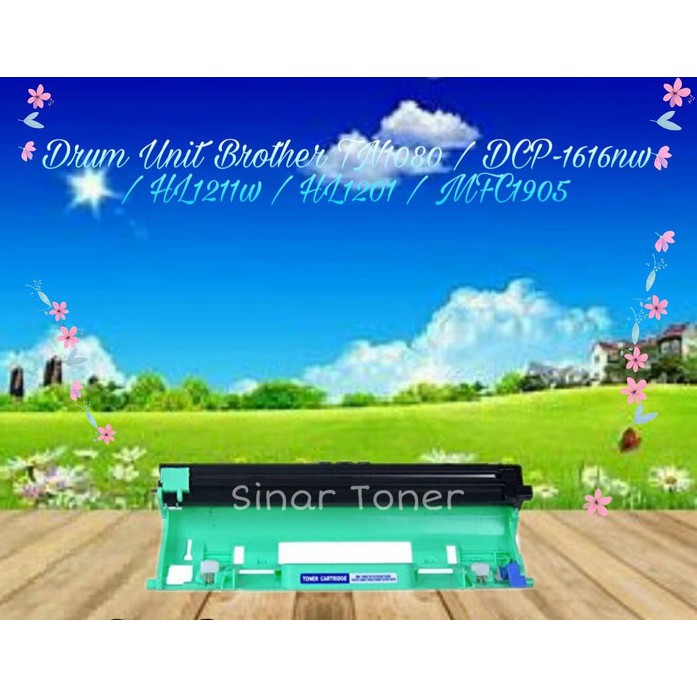 Drum Unit TN1080 TN-1080 HL-1201 1211 1211W DCP-1601 1616 1616NW MFC-1901 1905 1911NW
