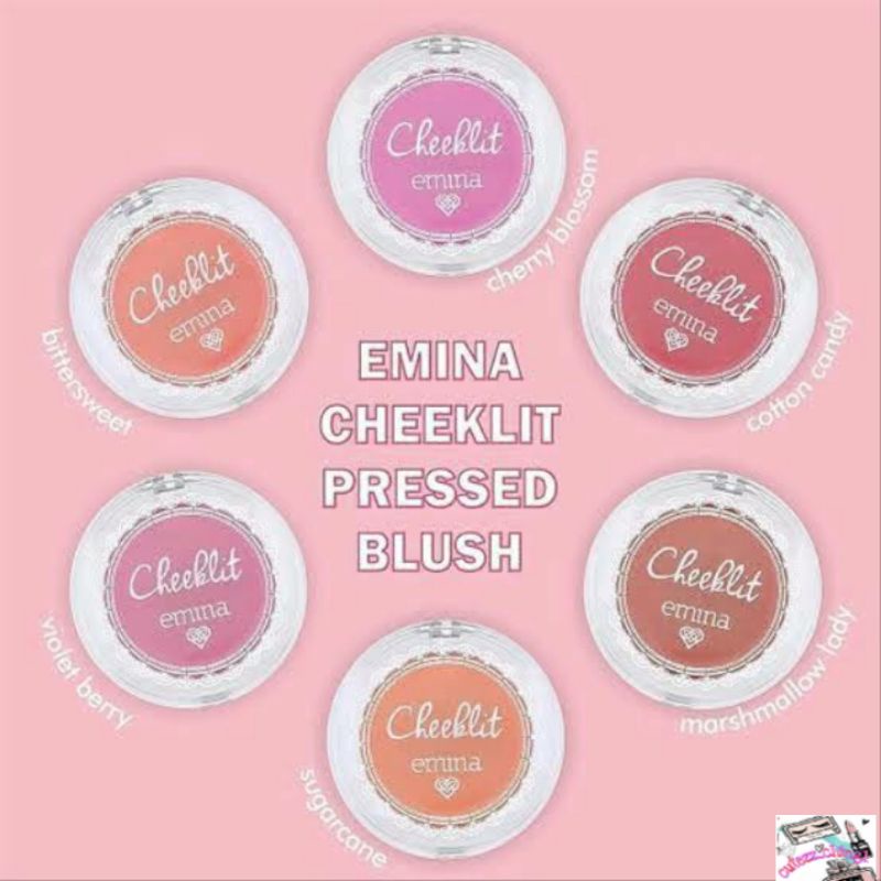 ☃Cutezz_Ching1☃Emina Cheeklit Pressed Blush 3,5g - Blush On