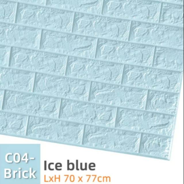 Jual 1pcs Wallpaper Foam Bata Biru Muda 1kg 5pcs 70x77 0 5cm Stiker Dinding Bumper Bayi Playmat Indonesia Shopee Indonesia