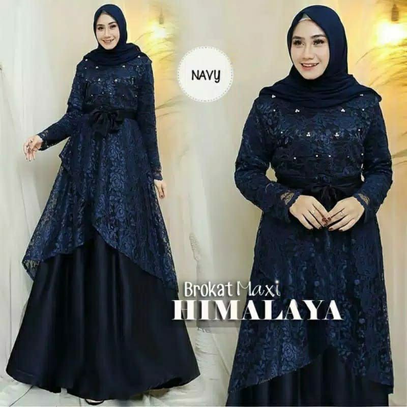 PCS MAXY HIMALAYA BAHAN BRUKAT PAKAIAN WANITA DRESS GAMIS MAXI CT