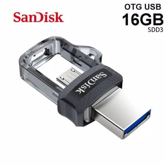 Sansisk ultra Dual Flash Drive M3.0 16GB OTG On The Go Micro Usb disk