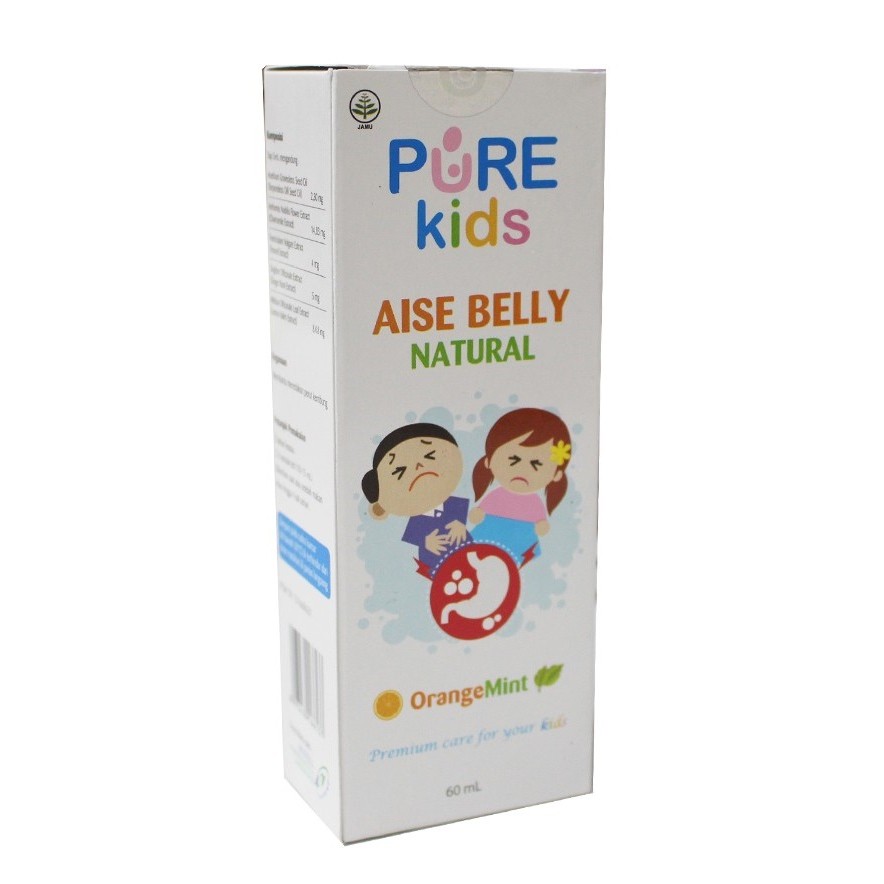 Pure Kids Aise Belly Natural 60ml Obat Kembung dan Masuk Angin Anak