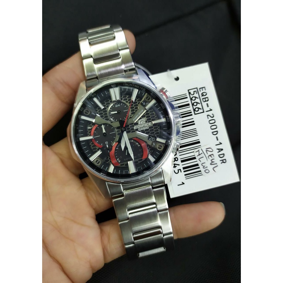 Jam Tangan Pria Casio Edifice EQB-1200D-1ADR Original