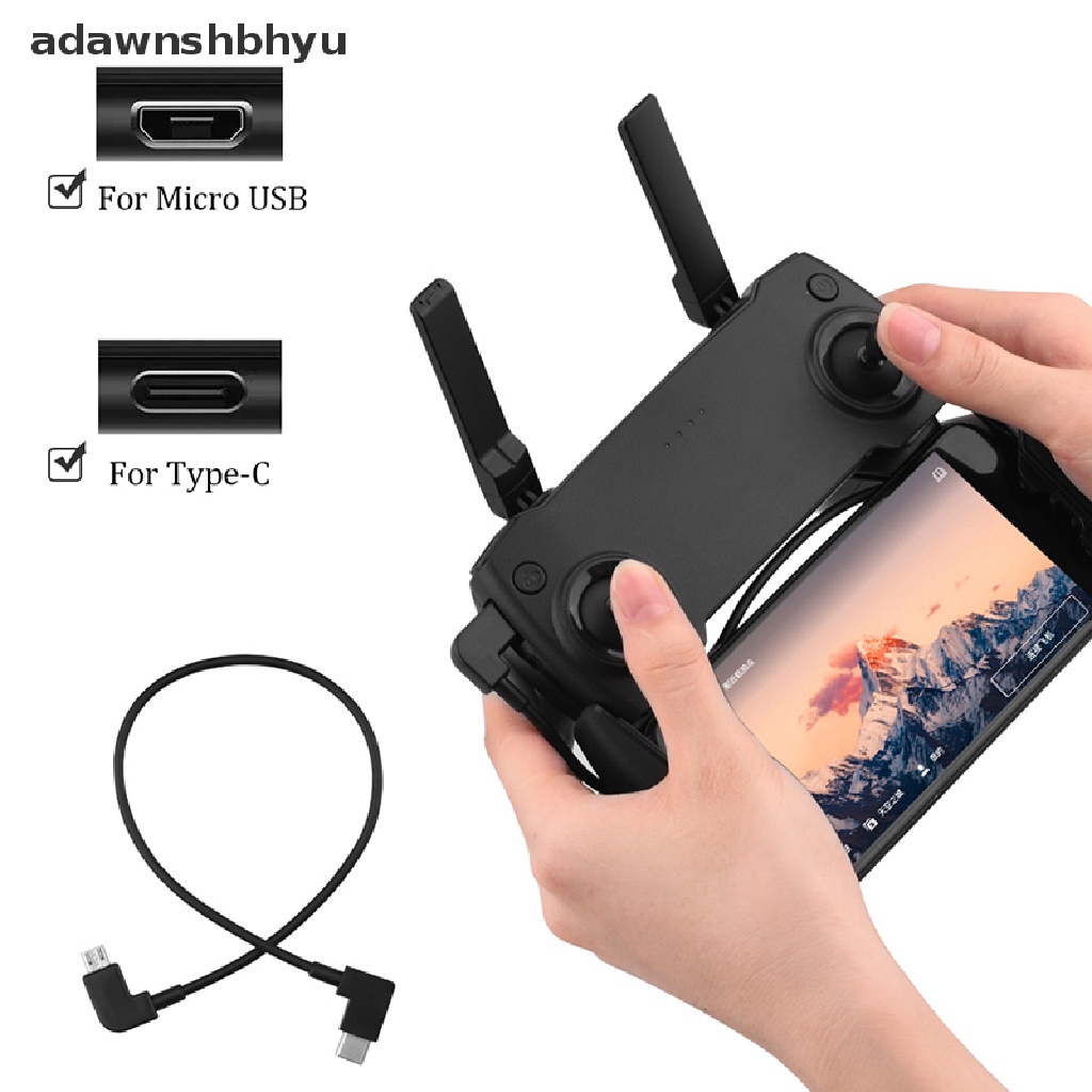 Kabel Data OTG adawnshbhyu Untuk DJI Mavic Mini Pro Air Spark Drone Type-C Micro-USB Adapter