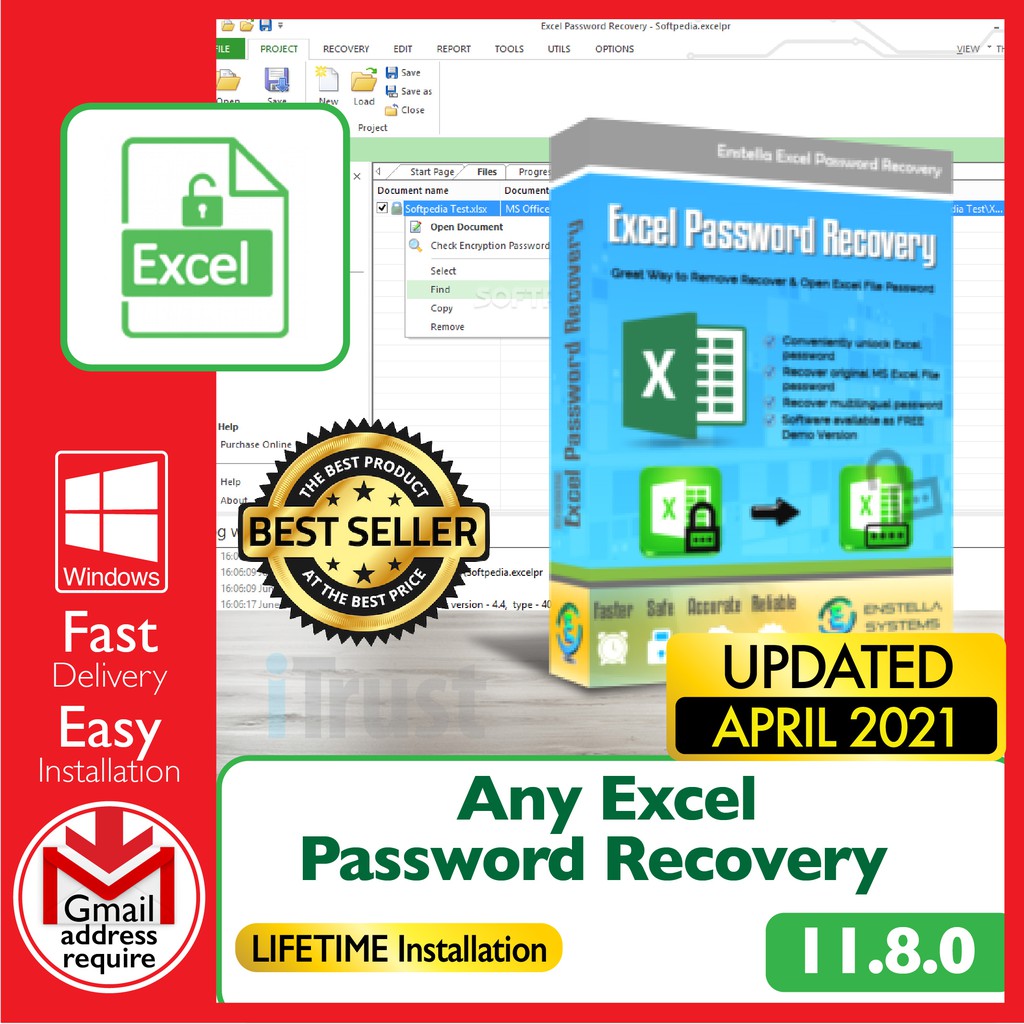 

Any Excl Psswrd Rcvry 11.8.0[WINDOWS x64][100% Wrkng][LIFETIME INSTALLER] - Dgtl Dwnld