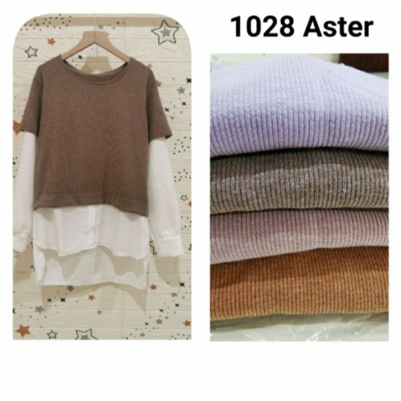 CLARKE BLOUSE VEST ATASAN SYAKILA MIX KNIT