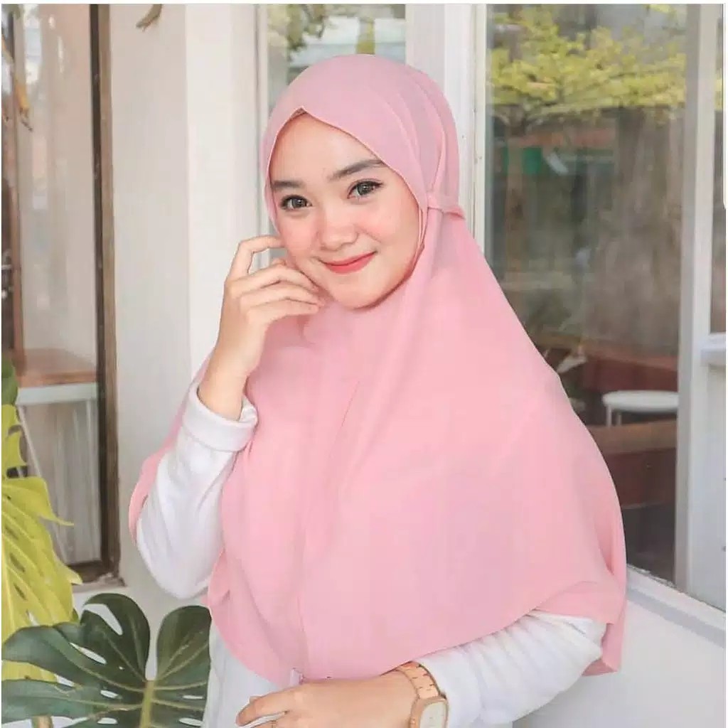  BERGO  MARYAM  1 LAYER AISYAH Jilbab  Hijab Non Pet 