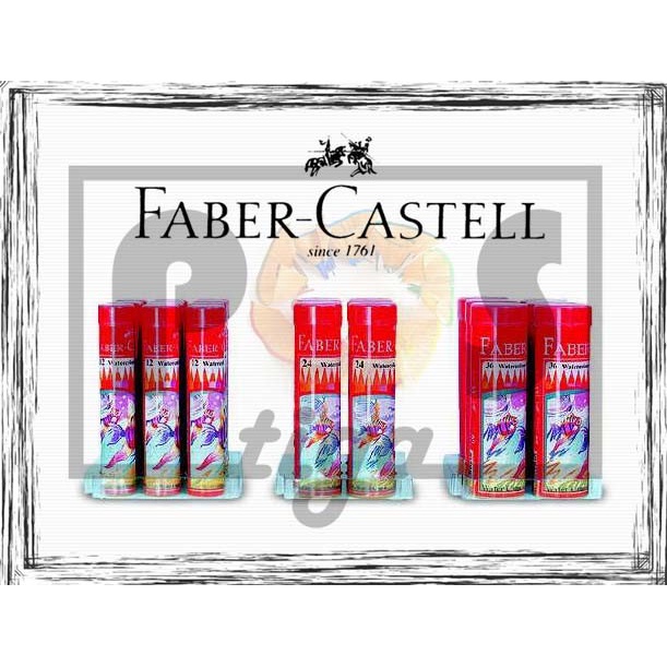 

WARNAPENSIL- PENSIL WARNA FABER CASTELL WATERCOLOUR TIN 24 -PENSIL WARNA