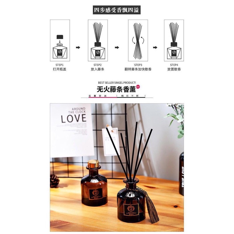 Royal Didi Parfum Ruangan Aroma Diffuser Reed Rattan Sticks Sandalwood 50 ml - DF-167