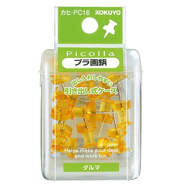 

KOKUYO PICOLLA - KAHI-PC16 - PUSH PIN YELLOW