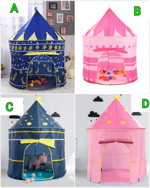 Tenda anak camping mainan castle kastil...