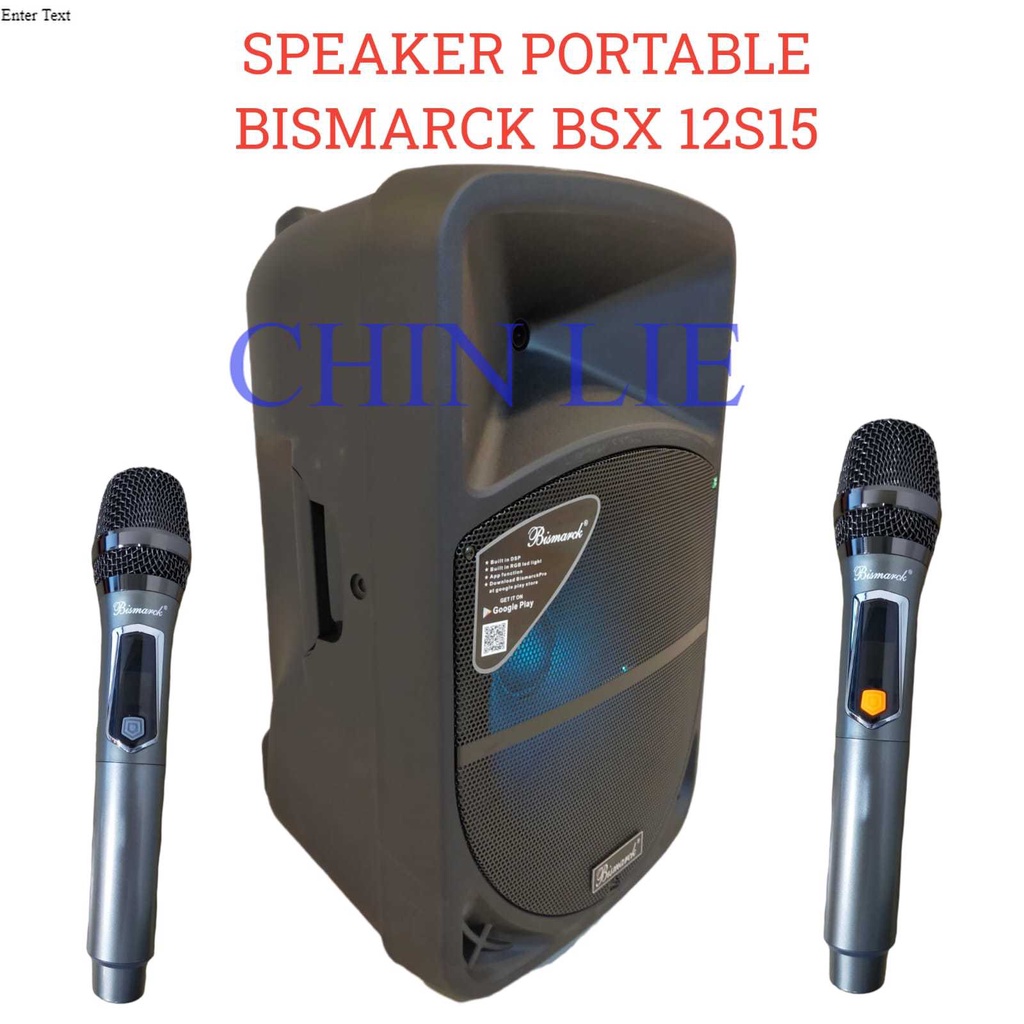 Speaker aktif portable bismarck BSX 12S15 15 inch original