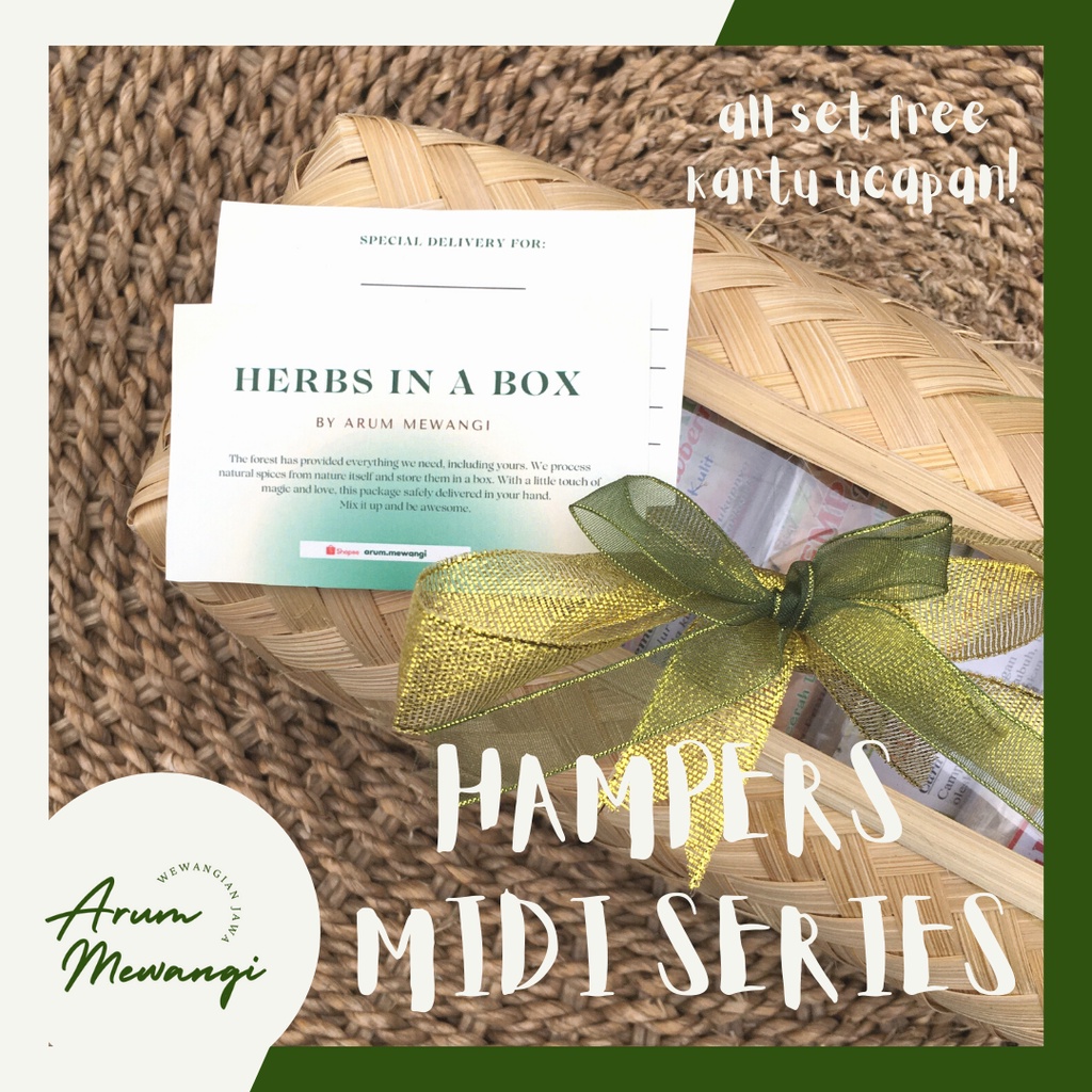 

[HEMAT] HAMPERS MIDI - REMPAH GIFT SET WEDDING / ULANG TAHUN / WISUDA / LEBARAN