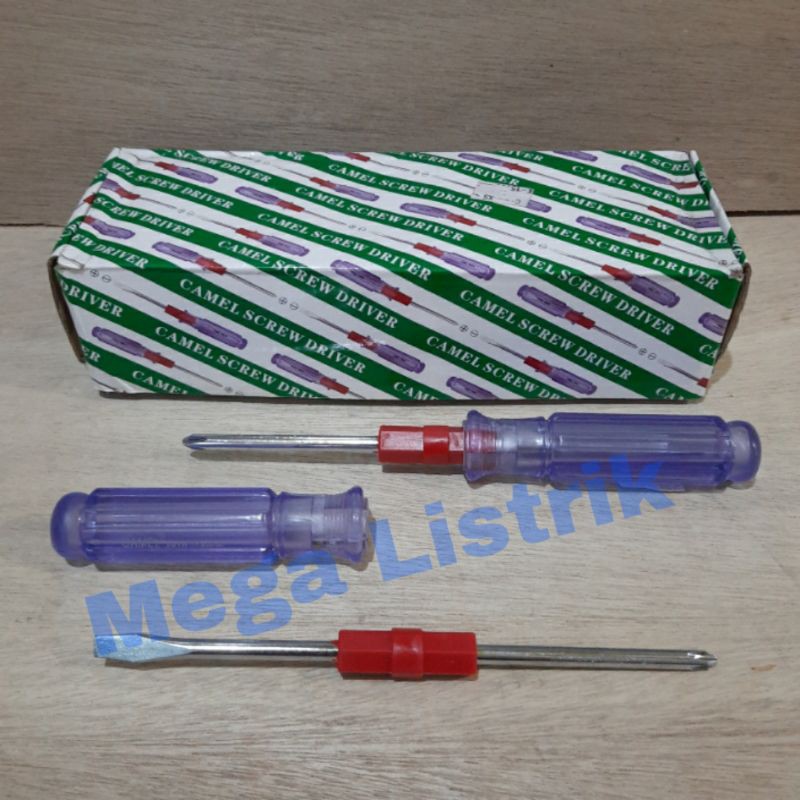 Obeng bolak balik 6mm obeng Camel