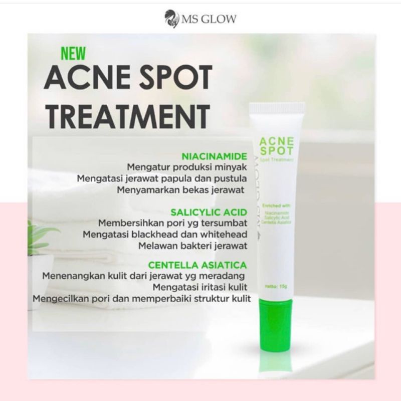 MS GLOW ACNE SPOT TREATMENT / MS GLOW DARK SPOT / MS GLOW PORE AWAY