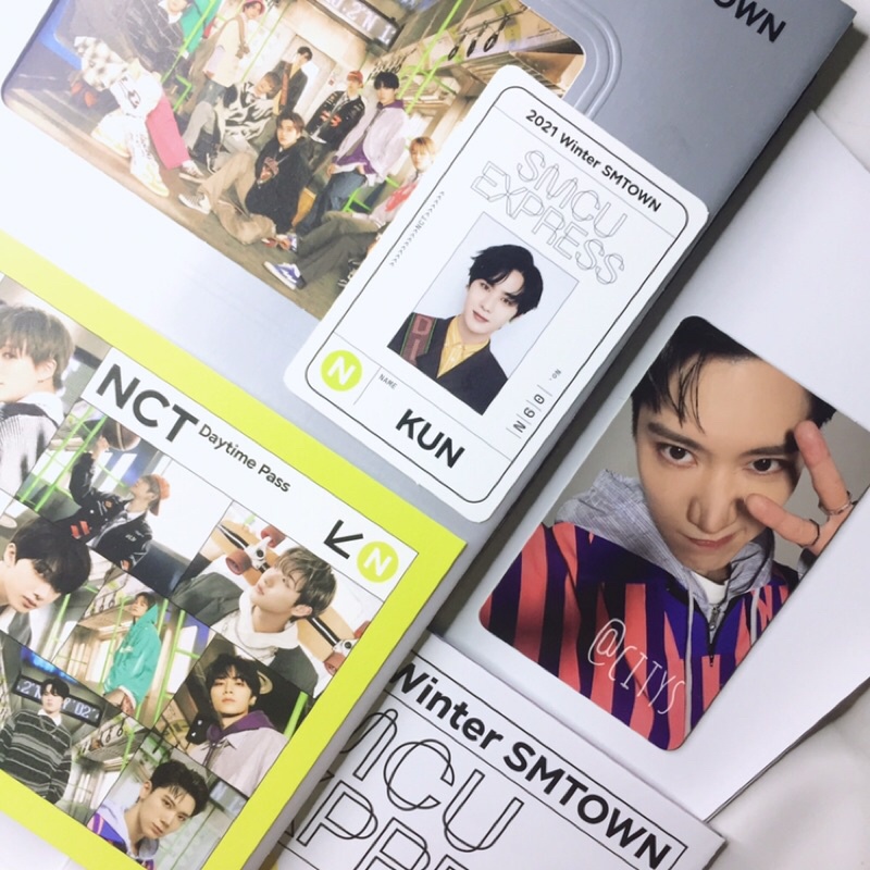 album smcu express nct daytime ver set pc photocard ten passcard kun