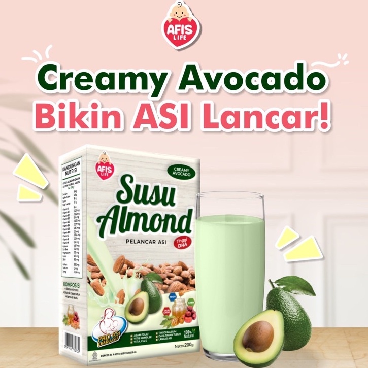 BABYNKIDDO SUSU ALMOND MURAH AFIS /  ALMOND PELANCAR ASI BOOSTER ASI IBU MENYUSUI / SUSU BUBUK KEDELAI PLUS KACANG HIJAU DAN EKSTRAK DAUN KATUK SUSU PELANCAR ASI BOOSTER ASI