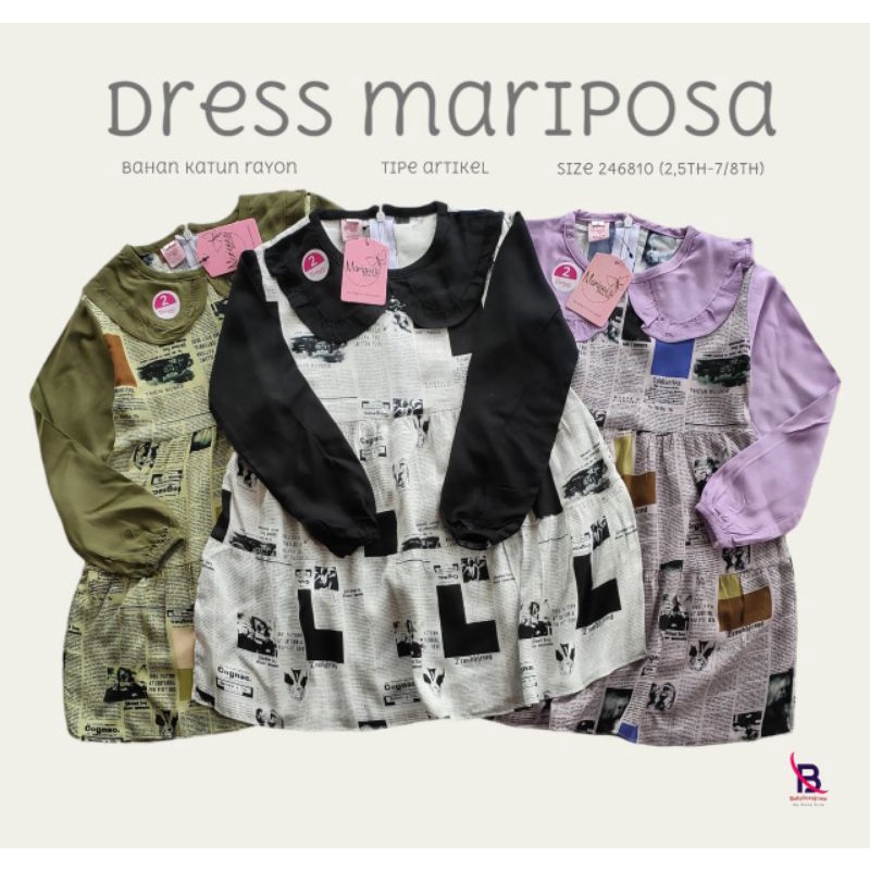 DRESS ANAK MARIPOSA