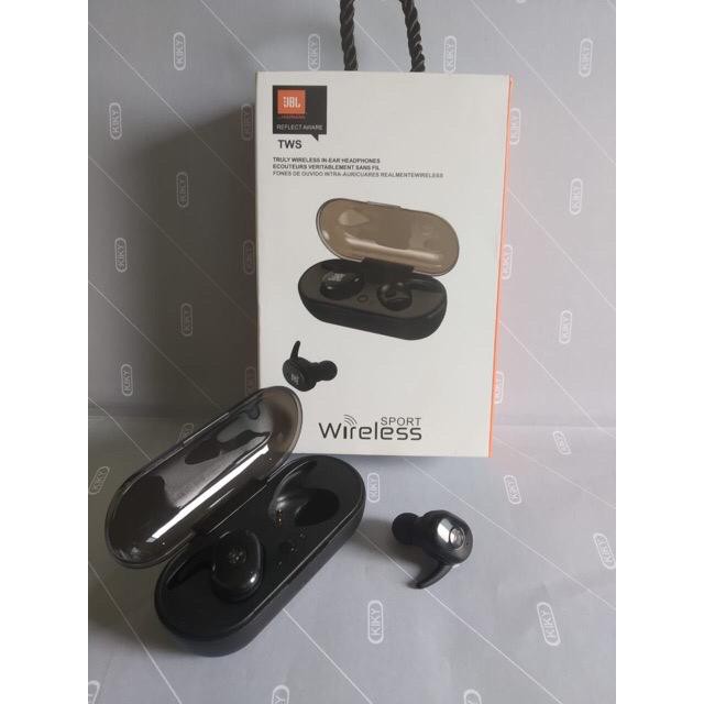 headset bluetooth TWS 4 wireless earphone bluetooth isi 2 kiri kanan
