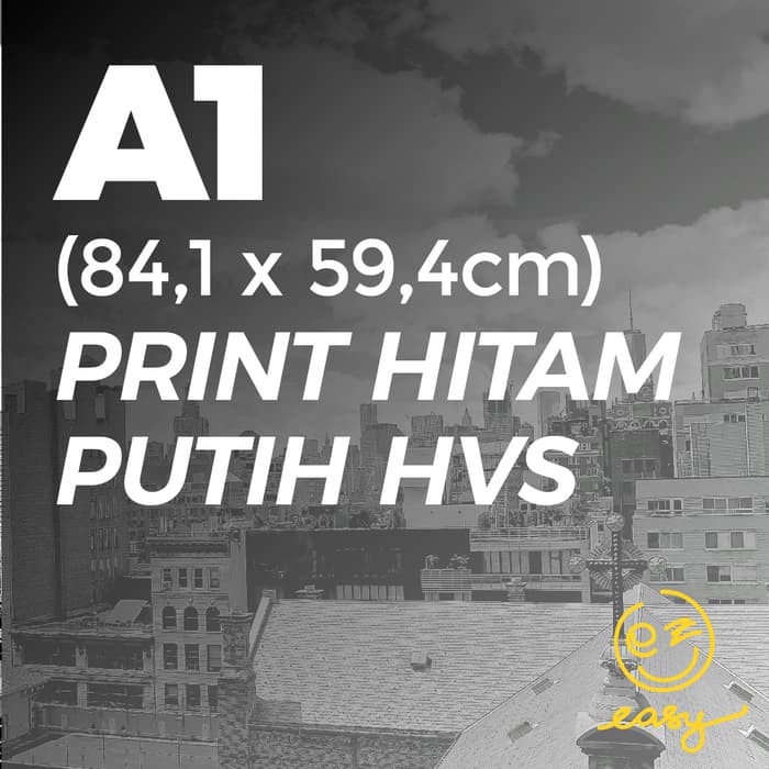 

Print Hitam Putih Ukuran A1 HVS