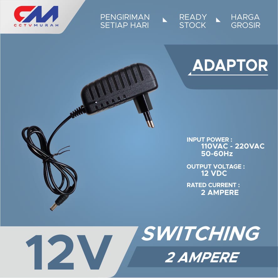 Adaptor 12V/2A || Type 298-AD212R || Adaptor 12V 2A Best Seller