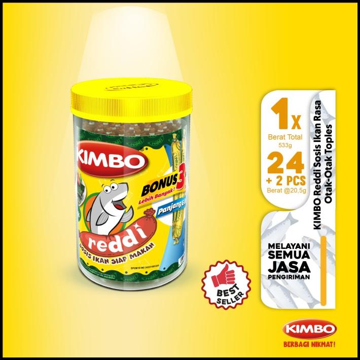 

Kimbo Reddi Sosis Ikan Rasa Otak-Otak Toples
