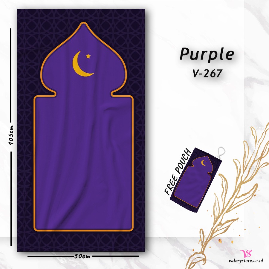 SAJADAH TRAVEL/SAJADAH SOUVENIR TAHLILAN/SOUVENIR HAJI DAN SOUVENIR PESTA FREE POUCH V267