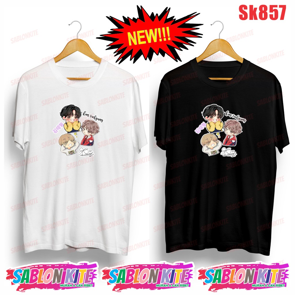 MURAH!!! KAOS KPOP KIM TAEHYUNG V SK857 UNISEX ADA 6 WARNA COMBED 30S