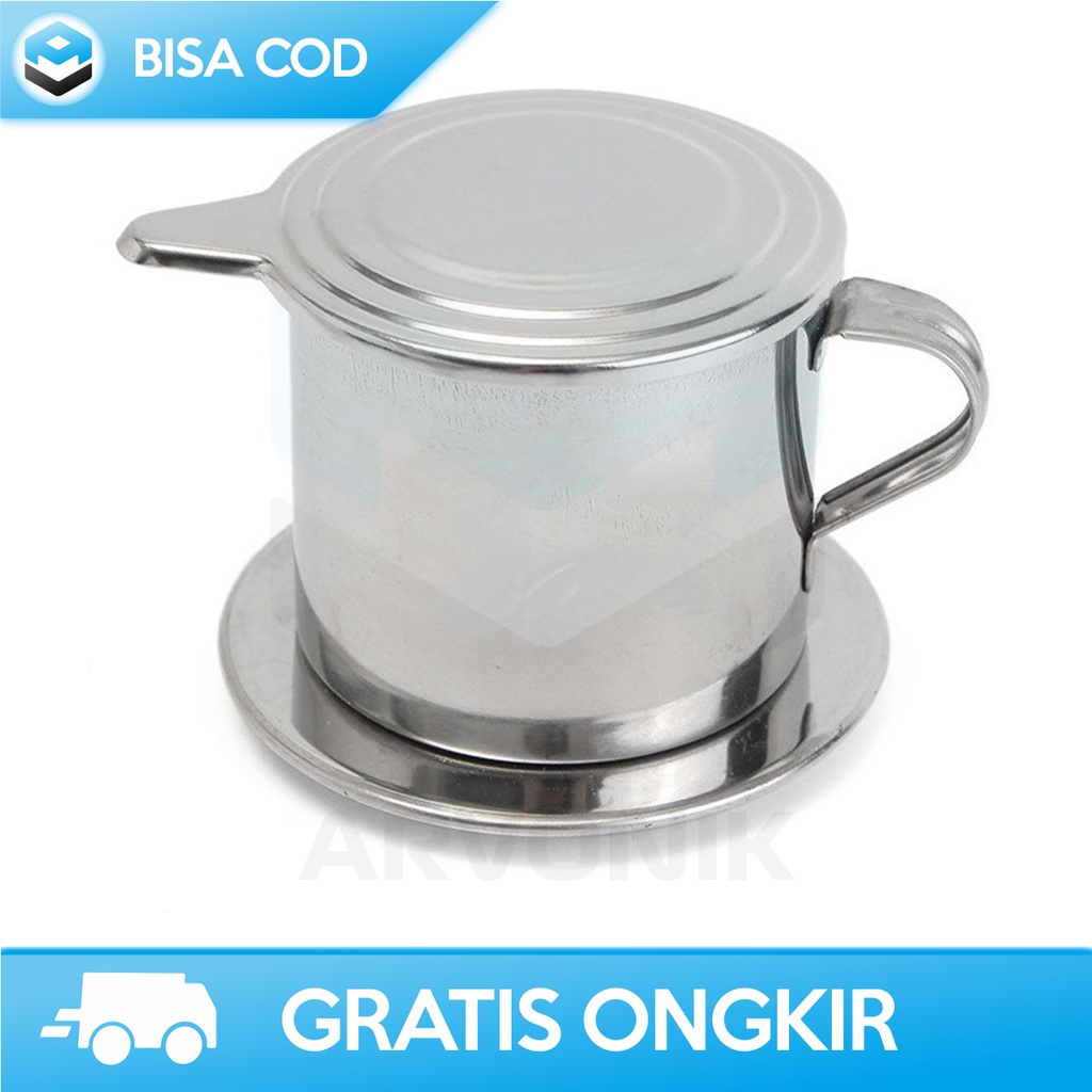 GELAS VIETNAM DRIP 7Q ONETWOCUPS LC1 ORIGINAL COFFEE FILTER STAINLESS GELAS KOPI SET MURAH