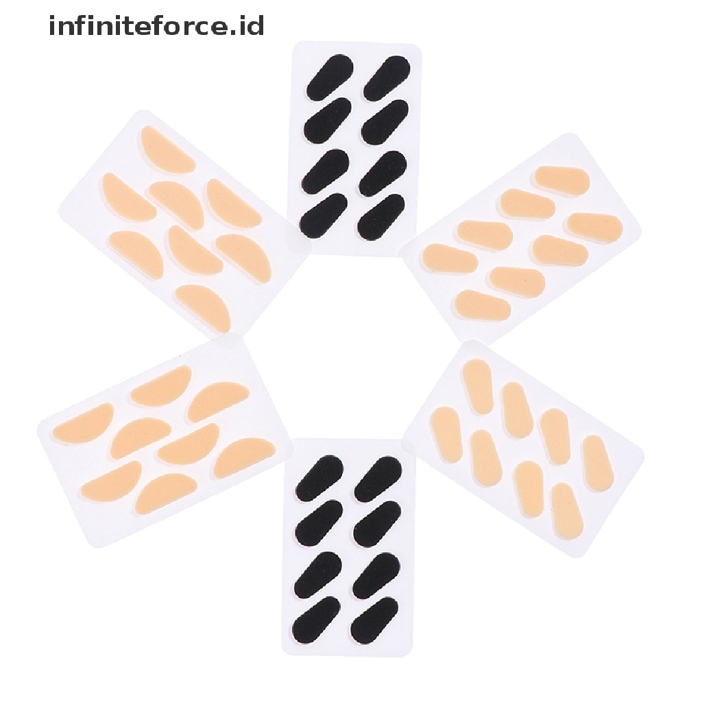 Infiniteforce.id 8 Pasang Bantalan Hidung Anti Slip Bahan Busa Lembut Untuk Kacamata