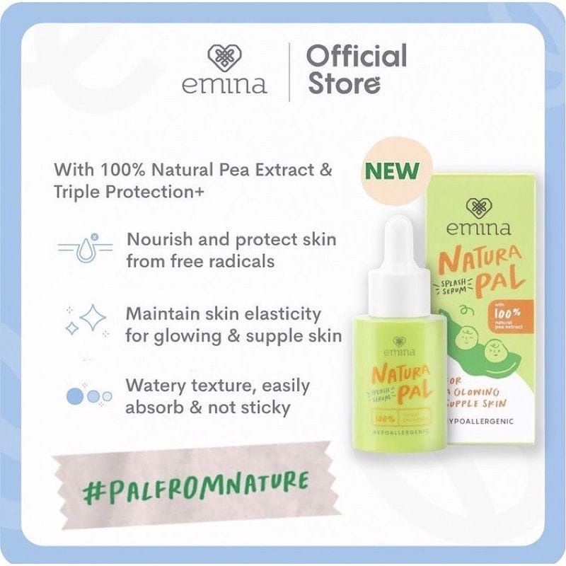 Emina Natura Pal Series Serum /Emina Serum Wajah/100% Original