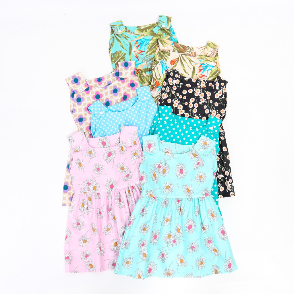  DRESS  ANAK  PEREMPUAN  kode kancing isi 12 pcs Dress  