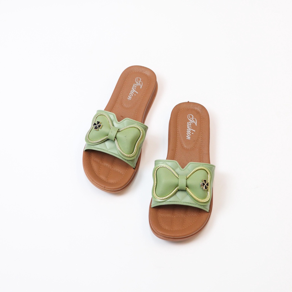 Kevia Sandal Pita Wanita Slip On - Demorin Sendal