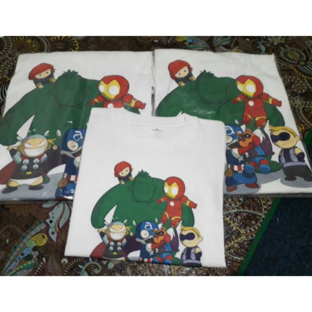 Kaos Ultah Anak Tema Avengers | Kaos Family | Kaos Couple Murah