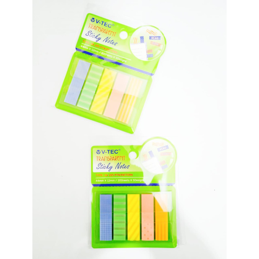

STICKY NOTES / PEMBATAS BUKU / STICKY NOTE V-TEC SN-205