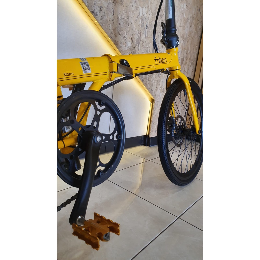 Sepeda Fnhon Storm Kuning E-Bike Original Yellow