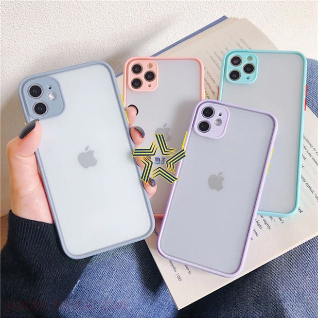 IPHONE X/ XS/ XR/ XS MAX/ IPHONE 6/ 6S/ 6+/ 6S+/ IPHONE 7/ 7+/ IPHONE 8/ 8+/ HARD CASE DOVE MACARON