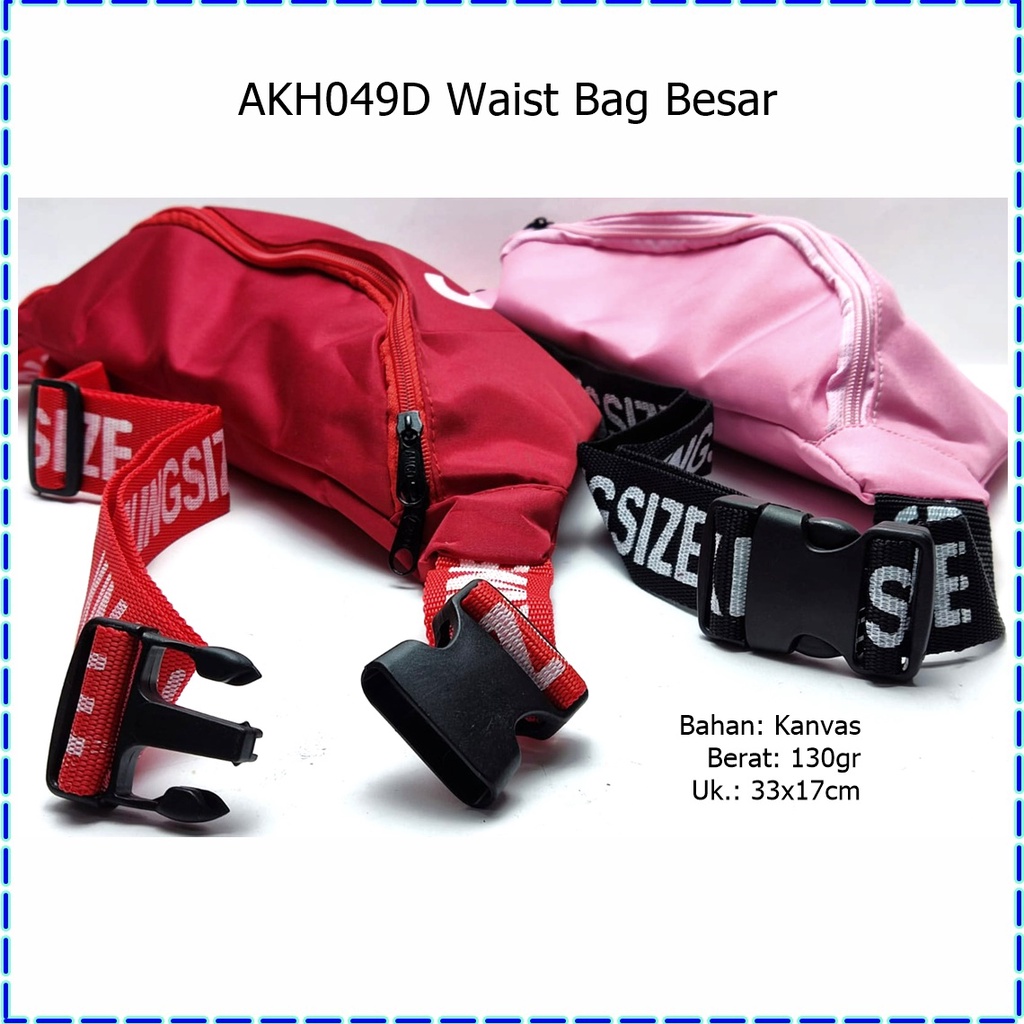 AKH049D Waist Bag/Tas Pinggan Besar