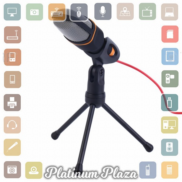 TaffSTUDIO Mikrofon Kondenser Studio dengan Stand - SF-666 - Black`60P825-