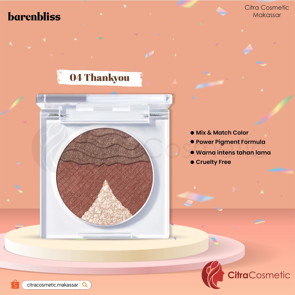 Barenbliss Fortune Cookie Eyeshadow Series