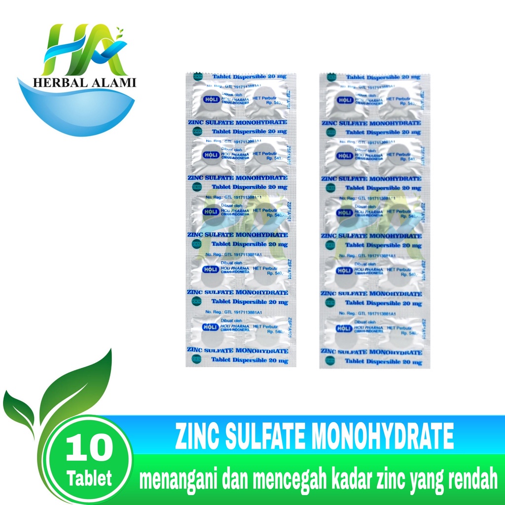 Zinc Sulfate Monohydrate Tablet PERSETRIP