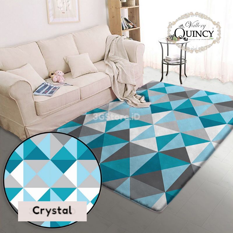 VALLERY QUINCY CRYSTAL - KARPET LANTAI UKURAN 150X190CM